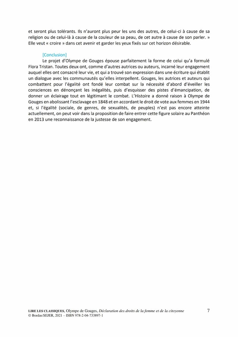 Dissertation 1
Proposition de corrigé
Sujet :
<< J'écris pour que vous sachiez ; je crie pour que vous entendiez ; je marche en avant pour q