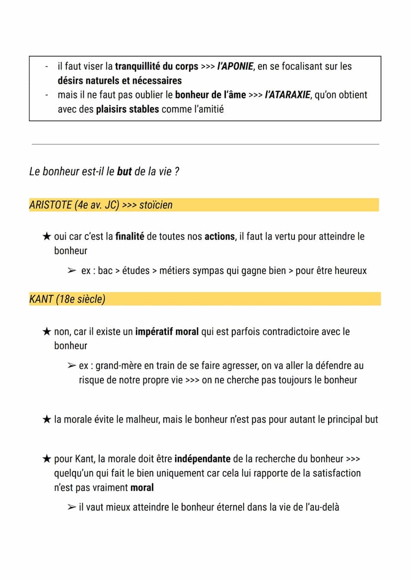 Le Bonheur
bonheur : le bonheur est un état de satisfaction durable où toute nos aspirations les
plus importantes sont réalisées ( * plaisir