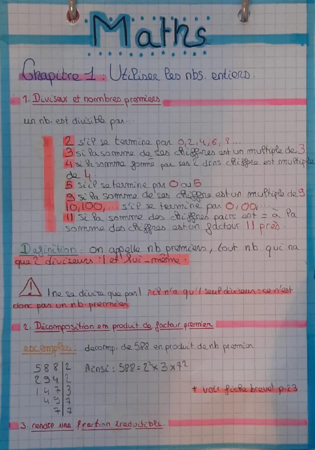 Utiliser les nombres entiers