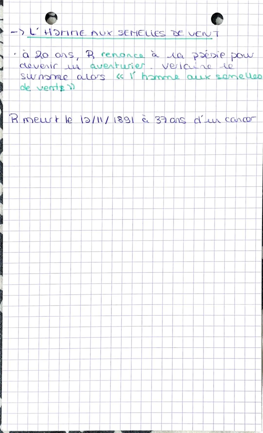 # les Cahiers de Douai

→ Pièce d'identité

TITRE: les Cahiers de Douai  DATE : 1870

AUTEUR: Arthur Rimbaud (16 ans)

GENRE: recueil de poé