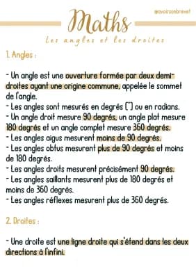 Know Les angles et les droites thumbnail