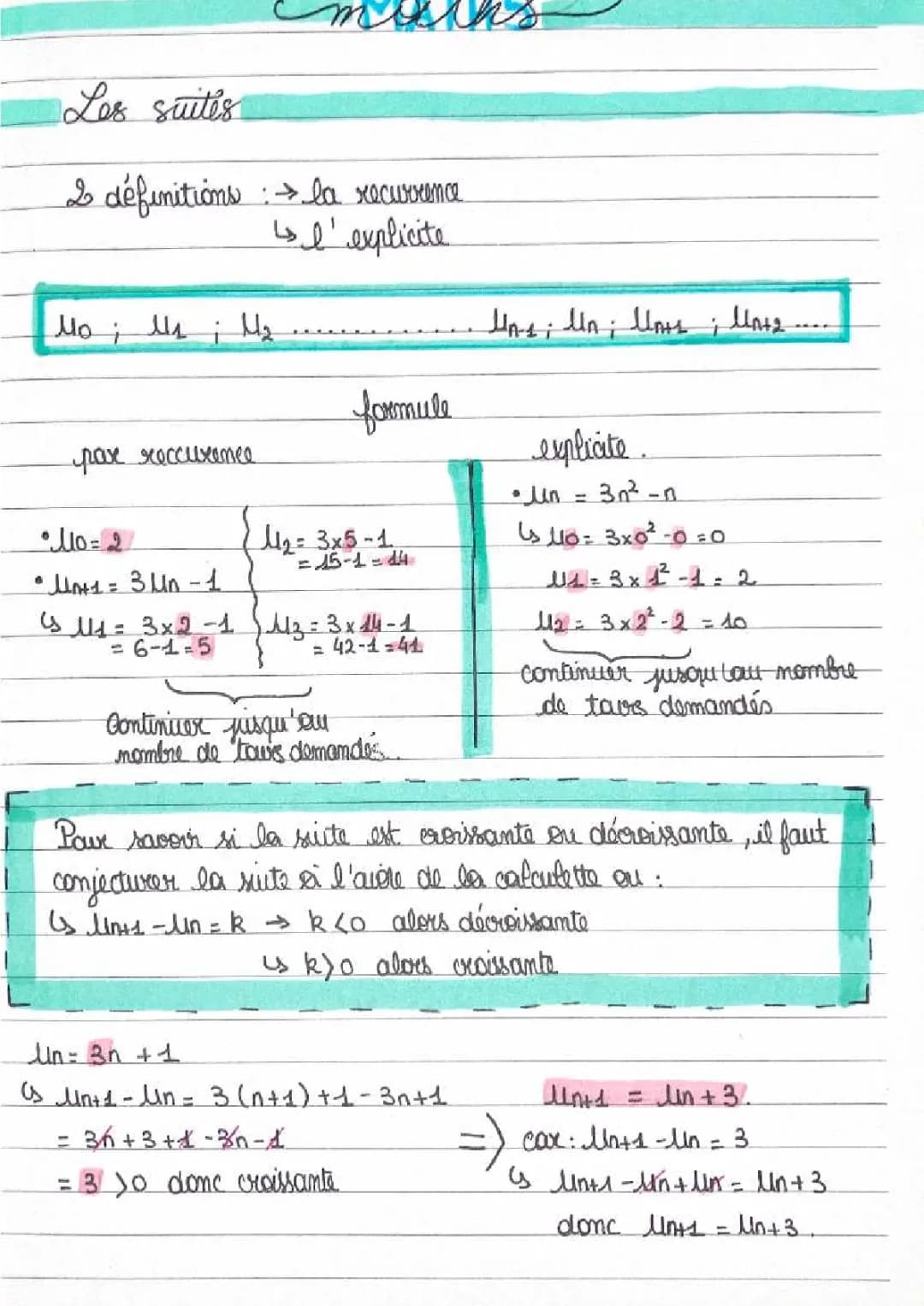 Découvre les Suites Numériques: Cours et Exercices Corrigés PDF