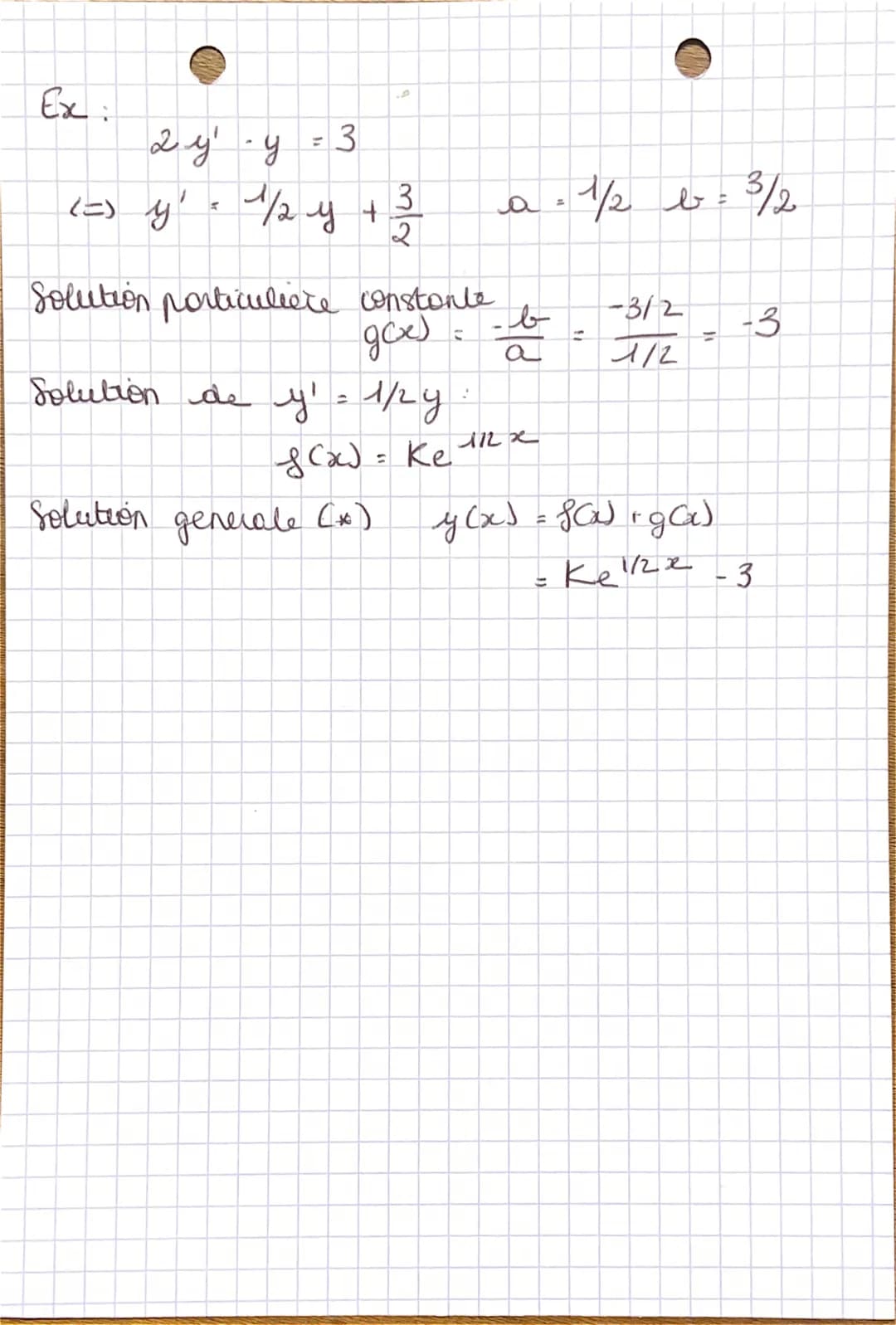 EQUATIONS DIFFERENTI
Primitives des fonctions usuelles!
ponction
f(x) = a
f(x)=x²
f(x)=1
f(x)=1/x
8(x)=
√x
f(x)= ex
Operations
x²
fonction
2