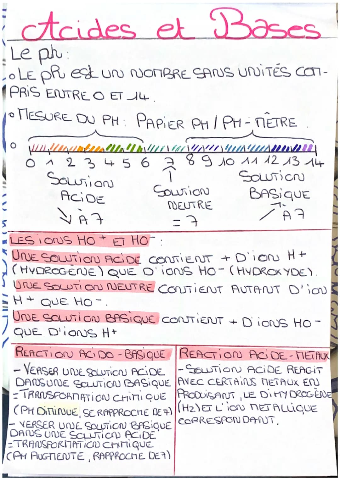 4
Acides et Bases
Le puh:
OLE phu est un NOMBRE SANS UNITÉS COn-
PRIS ENTRE O ET 14.
MESURE DU PH: PAPIER PH/PH-METRE
5
ㅇ^
ballfx!! ha!!!1\/