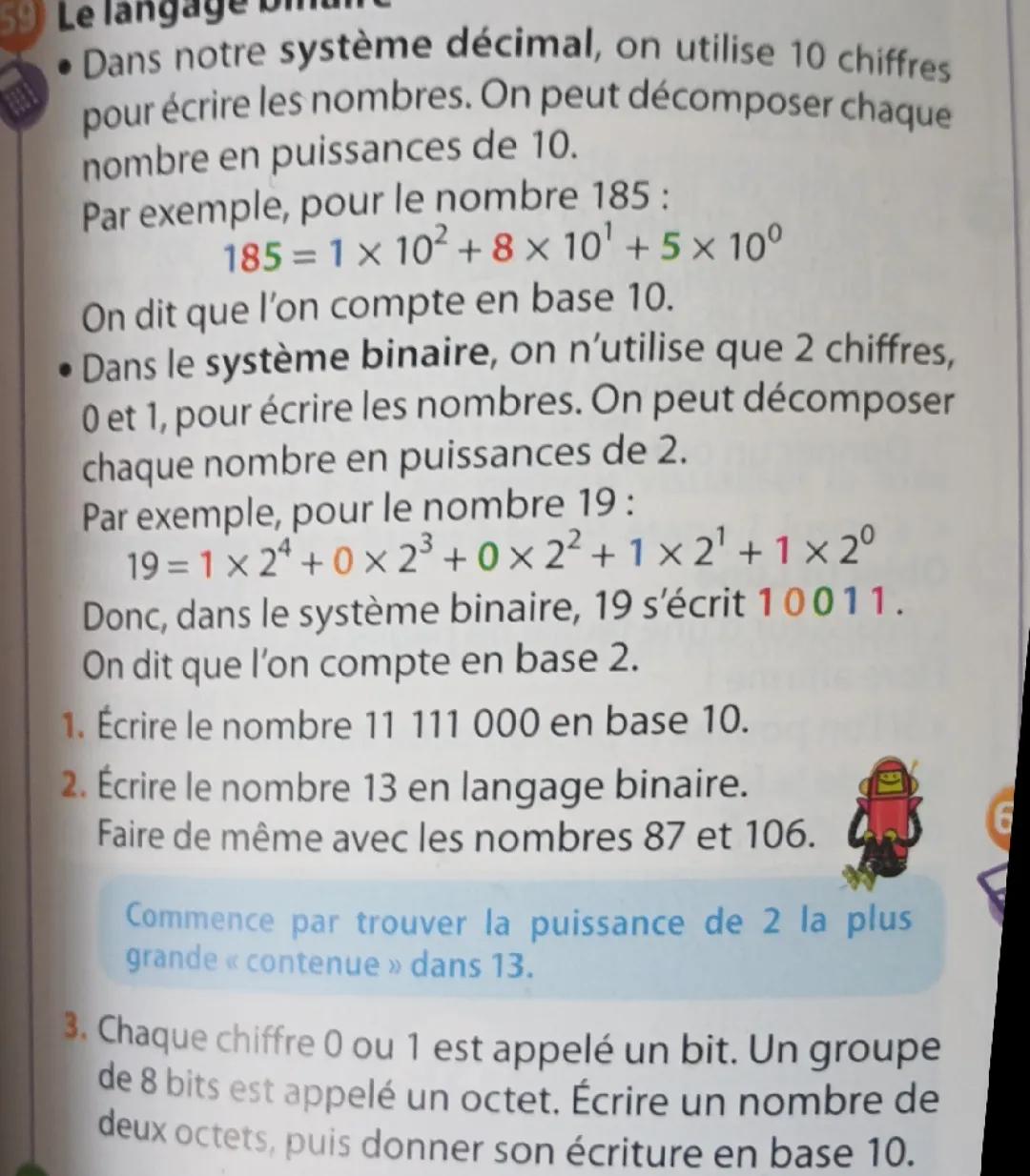 Le système binaire 