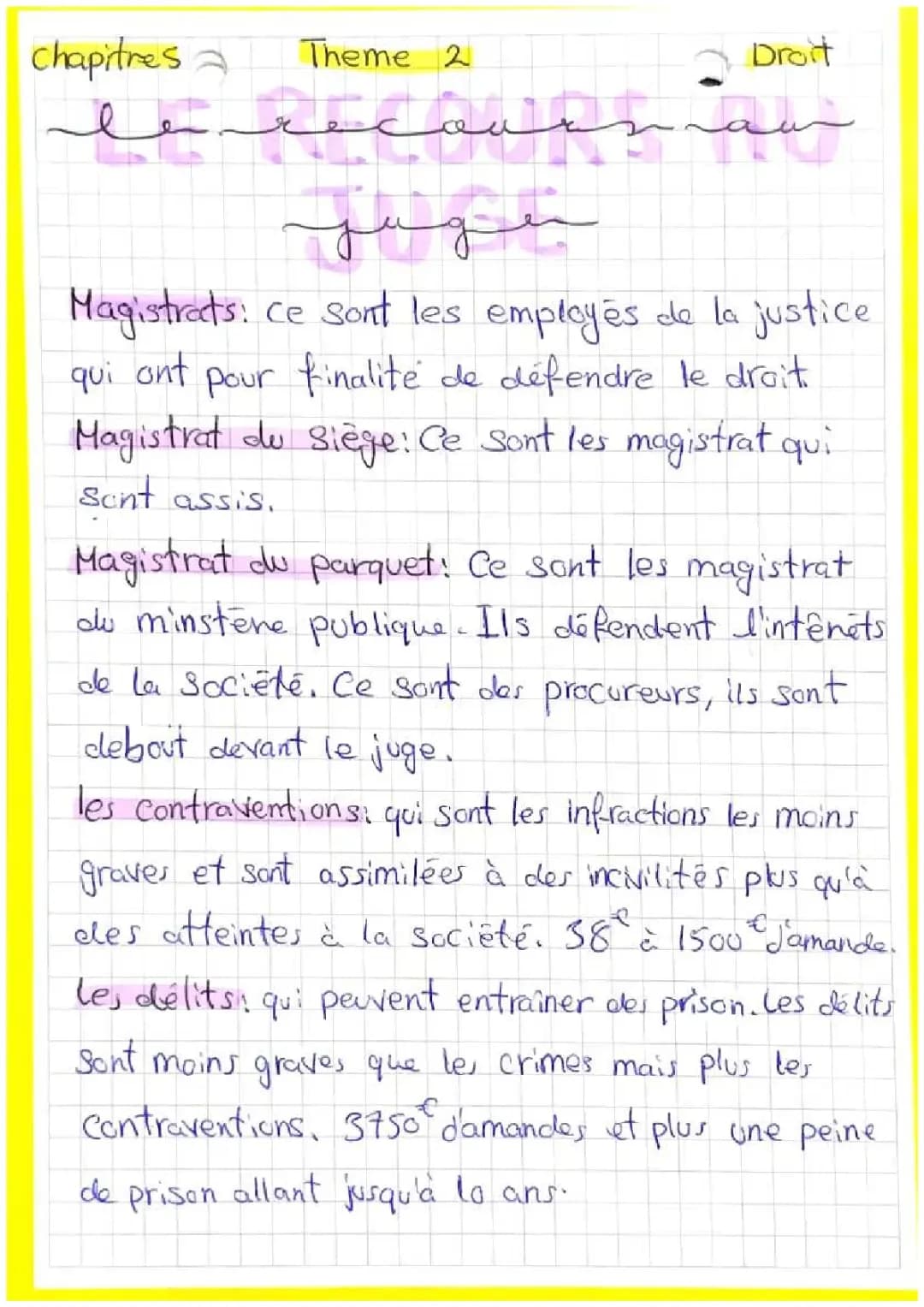 Le recours au juge STMG : Cours, Synthèse et PDF Droit 1ère STMG