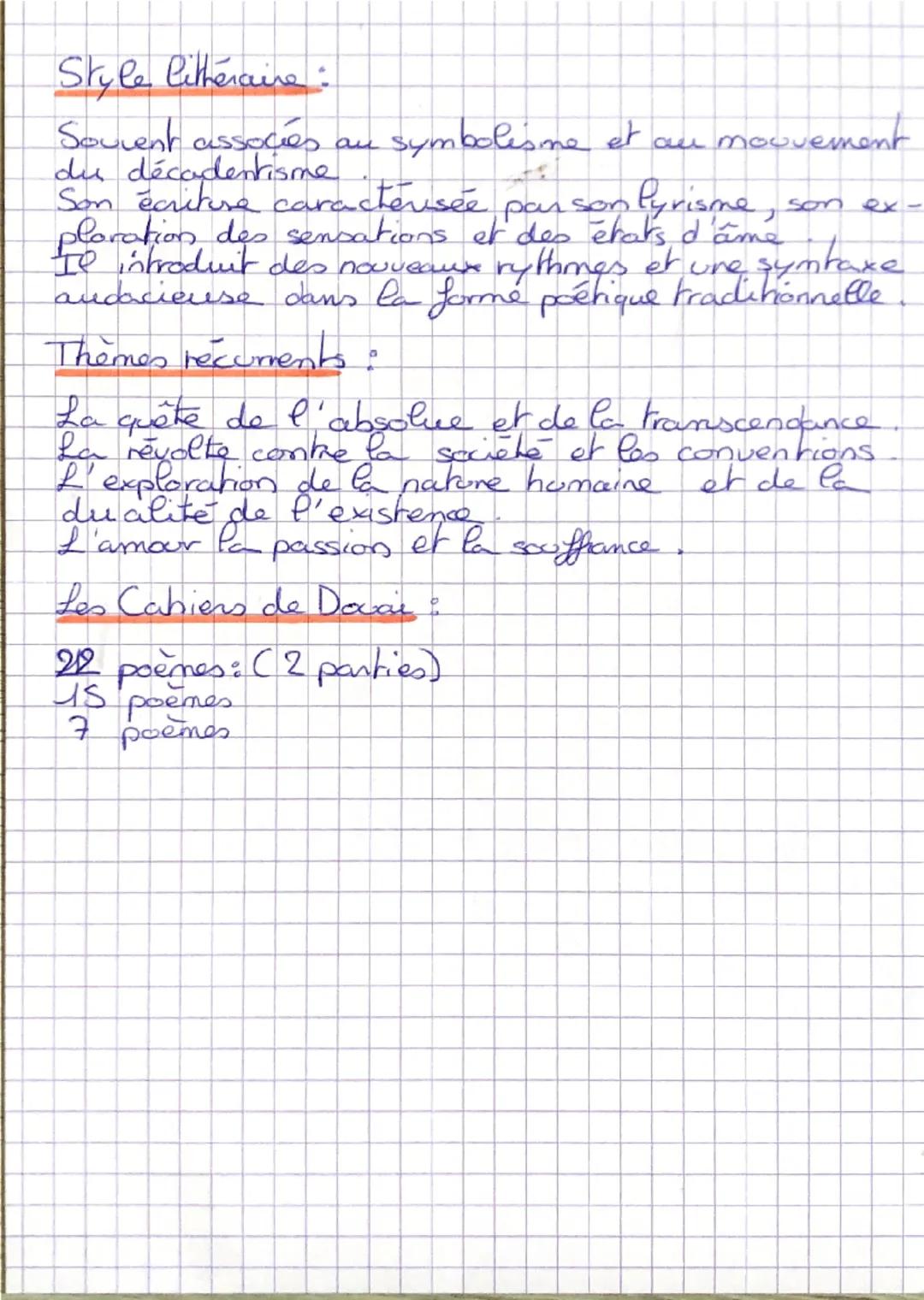 --- OCR Start ---
MARTHUR RIMBAUD~~
Biographie:
1854-1891
Sous le nom de Jean Nicolas Arthur Rimbaud
Commence la poésie à l'age de 15 ans
Fa