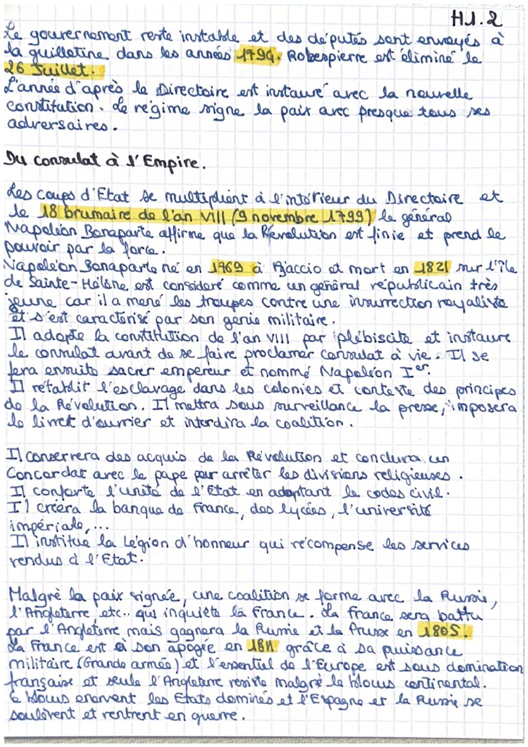 # Histoire : l'Europe lace aux révolutions

Ηλ.

Fin du XVIII marqué par des tensions Sociales,
politiques et financières (revolte du parlem