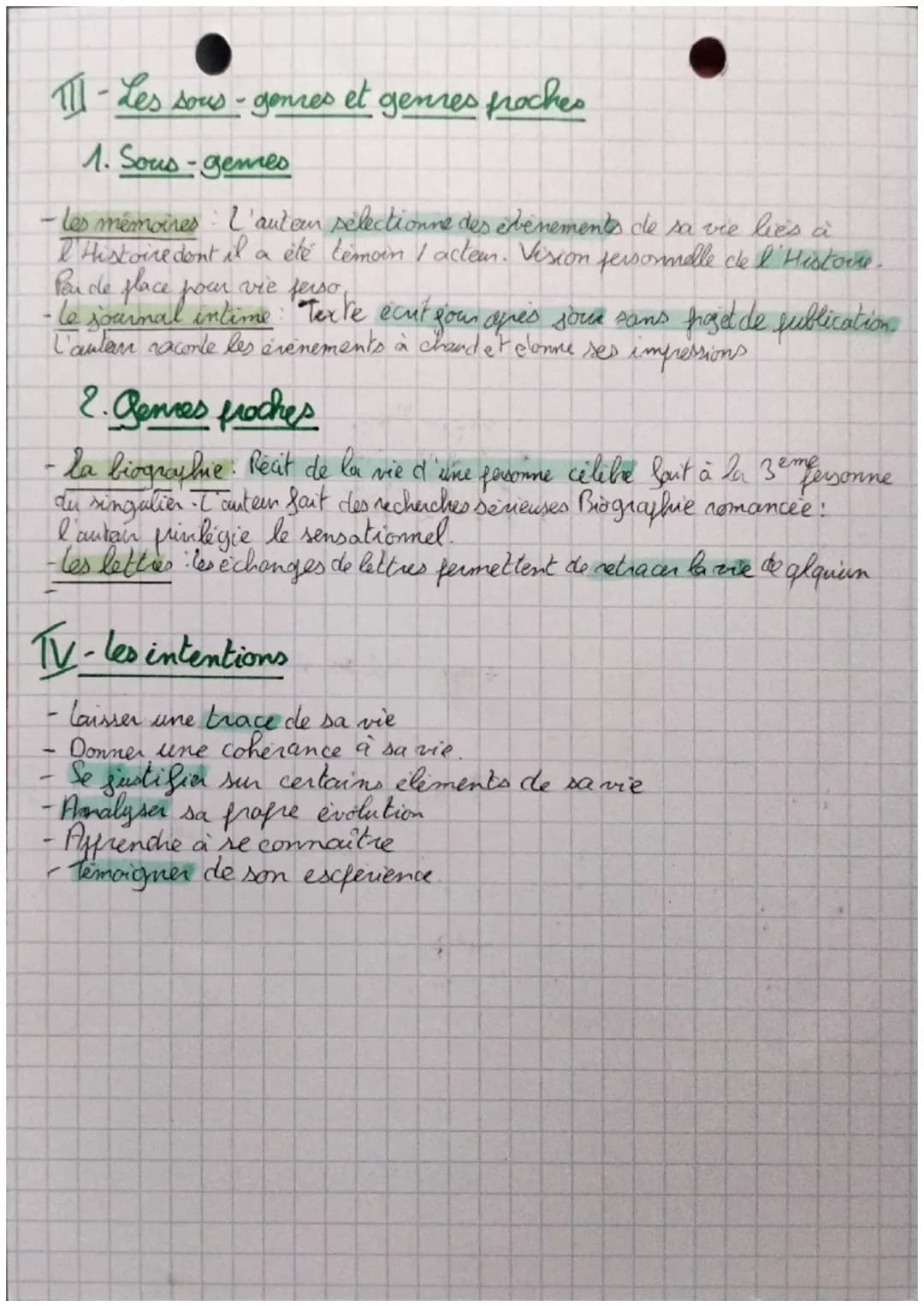 Français
L'autobiographie
зете
Theme 1
chap 1
1- Definition
L'autobiographie est le récit que fait l'auteur de sa propre vie -
11-Caractéris