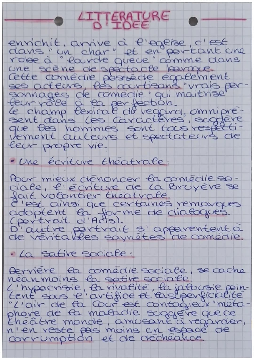LITTERATURE
D'IDEE
LES CARACTERES
Titre: Les Carateres
Auteur: La Bruyère
Date: 1688
Movement litteraive: classicisme.
Genre: litterature d'