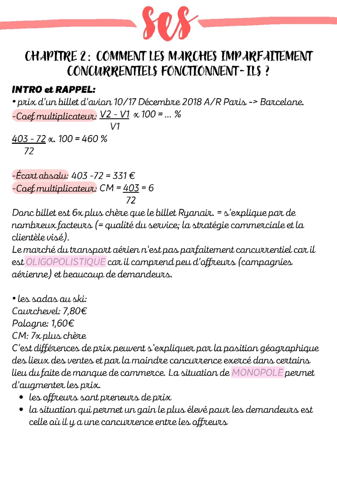 Comment les marchés imparfaitement concurrentiels fonctionnent-ils ?