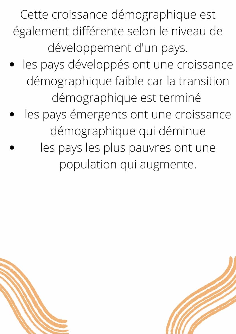 La croissance
démographique
A l'heure actuelle, il y a 4 fois plus
d'habitants sur Terre qu'il y a 100 ans.
e
Cette croissance démographique