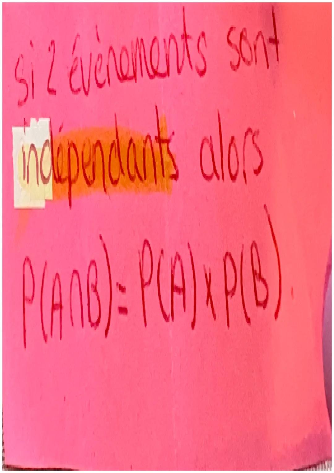 FORMULES
1) Proba Conditionnelles
e
LES PROBABILITÉS
O
O
PA (B)- P(ANB)
P(A)
P(ANB) = P(A) x PA (B)
- P(B) x PB (A)
• P(A) - PC(ANB)
PA (B)
