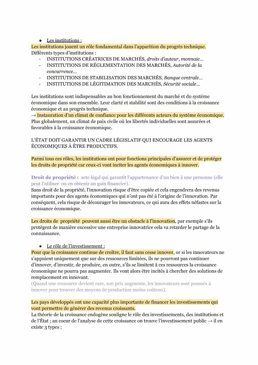 QUELS SONT LES SOURCES ET LES DÉFIS DE LA CROISSANCE
ÉCONOMIQUE ?
I. Qu'est-ce que la croissance économique et quelles sont ses sources ?
A)
