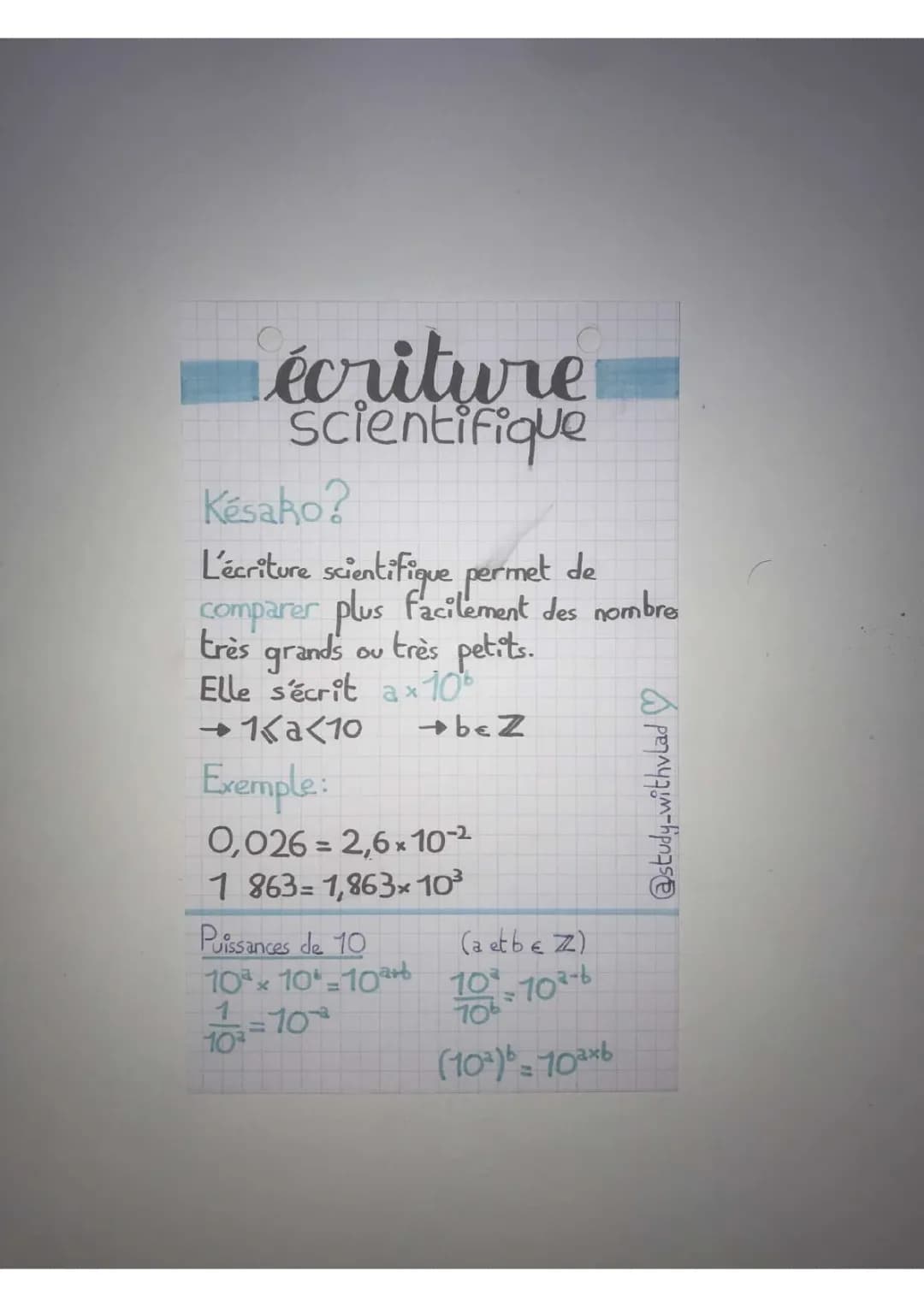 Découvre l'Écriture Scientifique : Exercices Corrigés et Astuces pour les 3ème et 4ème