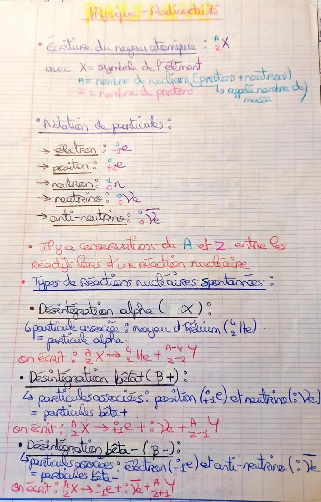 →
Physique -Rodicadiete
• Ecriture du negou ateriqura: 2X
avec X= symbole de telement
A = nombre do muchiars (protens trentroos)
2 = nembre 