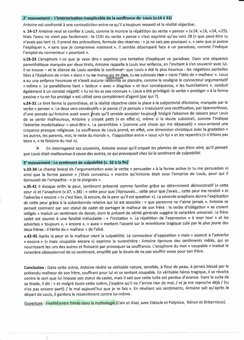 OE 4 Le théâtre du XVIIe siècle au XXIe siècle
OI: Jean-Luc Lagarce, Juste la fin du monde, 1990
Parcours : Crise personnelle, crise familia