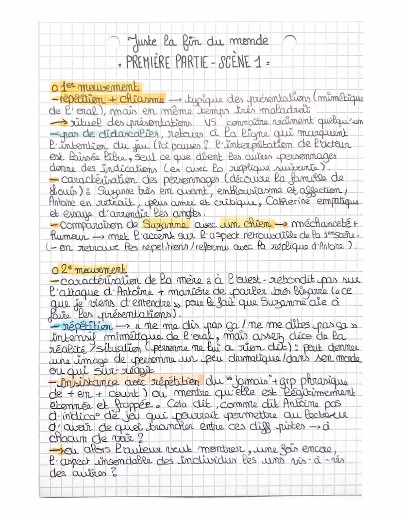 ouverment 1
halvemene
Pas de didascalies
OBJET D'ÉTUDE : LE THÉÂTRE AU XXÈ SIÈCLE
PARCOURS ASSOCIE: CRISE PERSONNELLE,CRISE FAMILIALE
Texte 