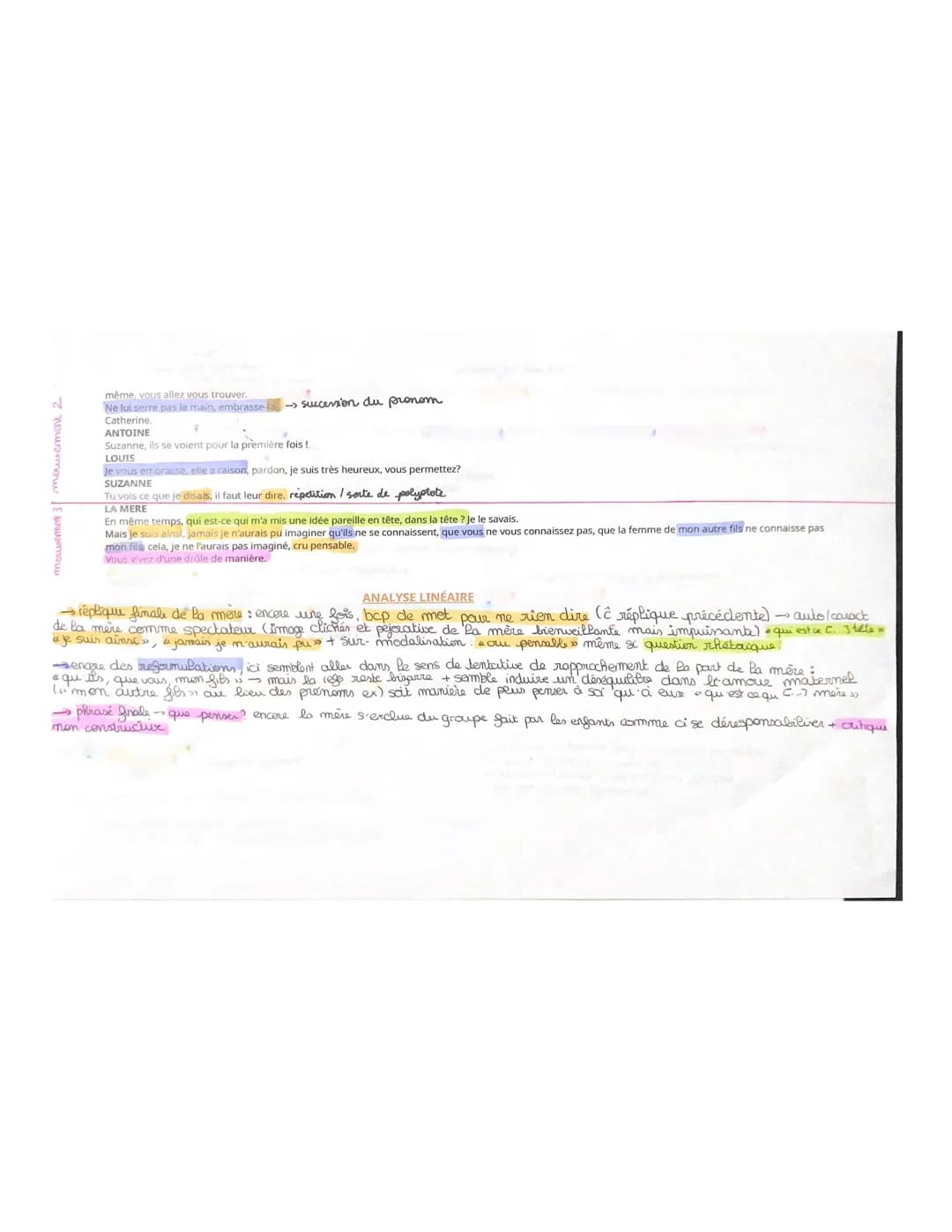 ouverment 1
halvemene
Pas de didascalies
OBJET D'ÉTUDE : LE THÉÂTRE AU XXÈ SIÈCLE
PARCOURS ASSOCIE: CRISE PERSONNELLE,CRISE FAMILIALE
Texte 