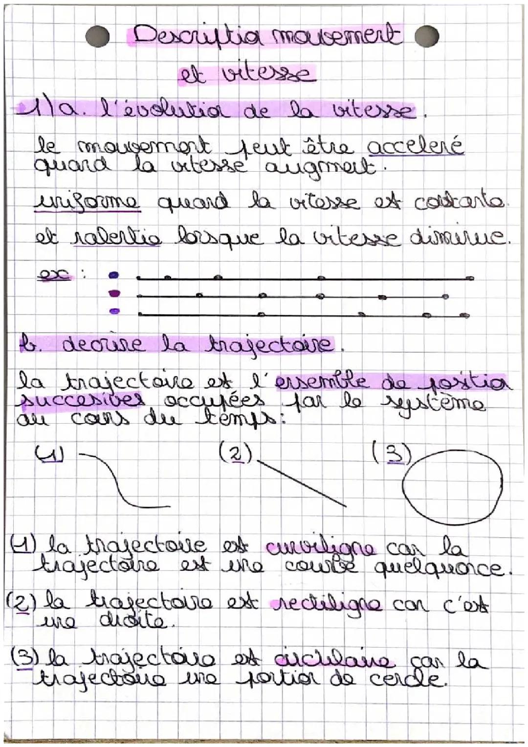 Le Mouvement - Cours et Exercices PDF pour les Curieux de Physique!