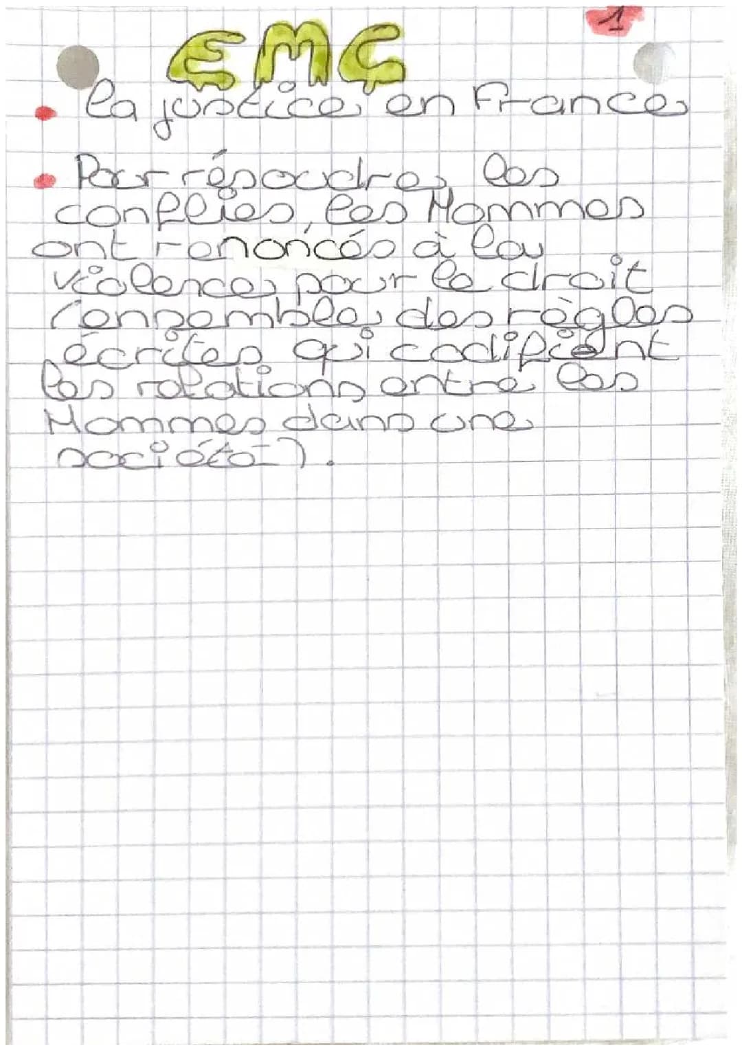 La justice en France 