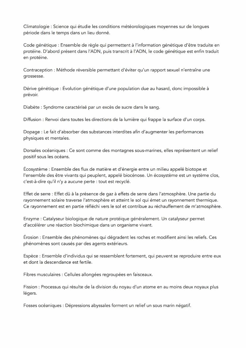 Définitions essentielles :
ADN : L'ADN ou Acide désoxyribonucléique, est le constituant l'essentiel des chromosomes,
support matériel de l'i