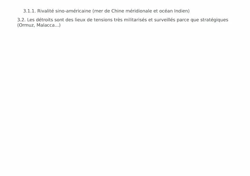 Appropriation et
tensions autour des
ressources maritimes
L'affirmation du droit
maritime international
Tensions autour des
frontières marit