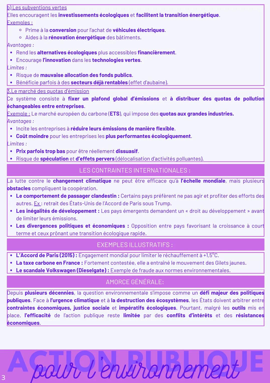 # Chapitre 6

# ACTION PUBLIQUE
pour l'environnement

Les enjeux environnementaux, autrefois considérés comme secondaires, sont aujourd'hui 