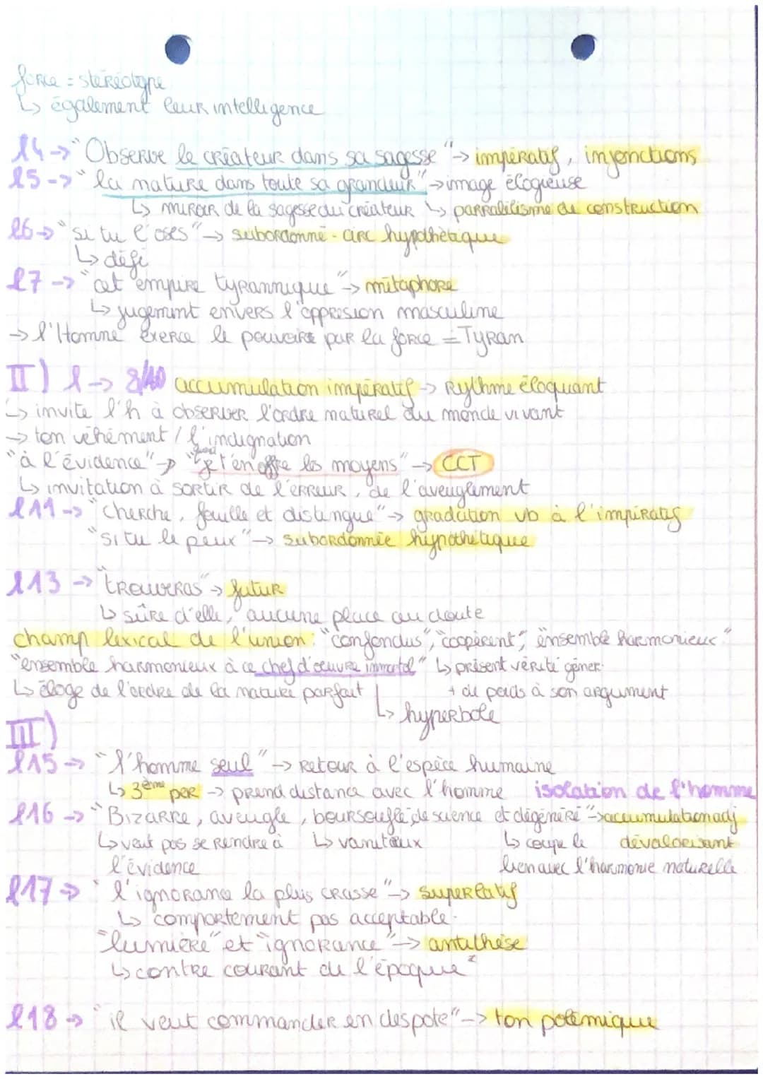 OE.1
Lock Rinduer 1. Français
Lect. lineaire
Lecture lineaire n°1 "Homme est-tu capable d'être juste."
THEME: ECRIRE ET COMBATTRE CONTRE LES