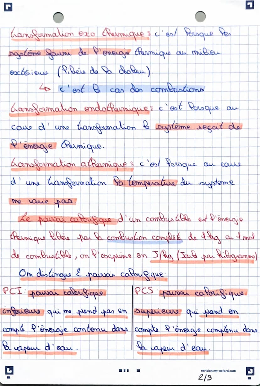 Chapite &&
L'énergie chimique
Un système chimique est un ensemble d'espèce
chimique sureptible de reagir entre ello. Il peut order
et suler 