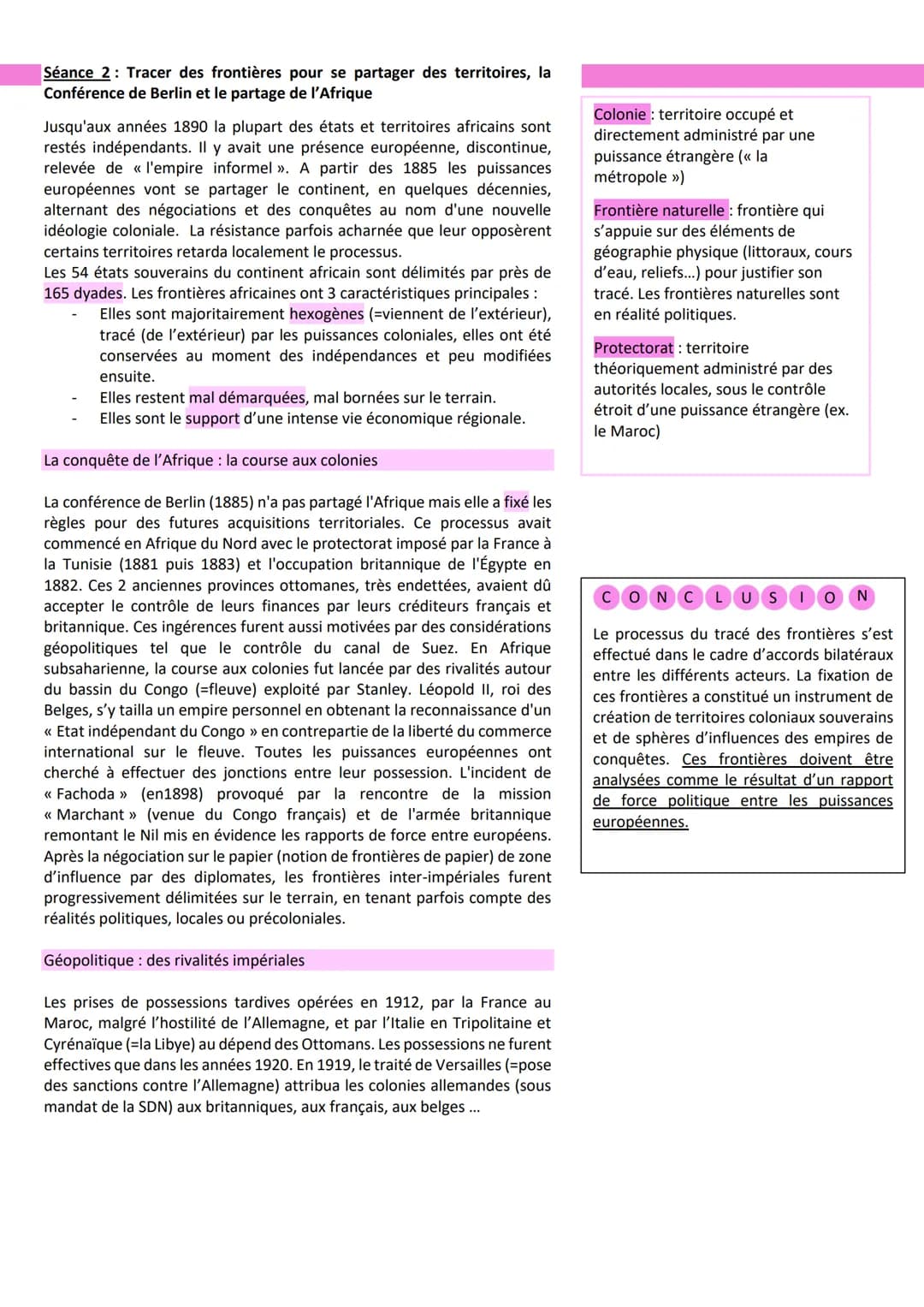 Thème 1 : Etudier les divisions polítiques du monde:
Les frontières
Séance 1: Introduction : Les frontières dans le monde d'aujourd'hui
Fron