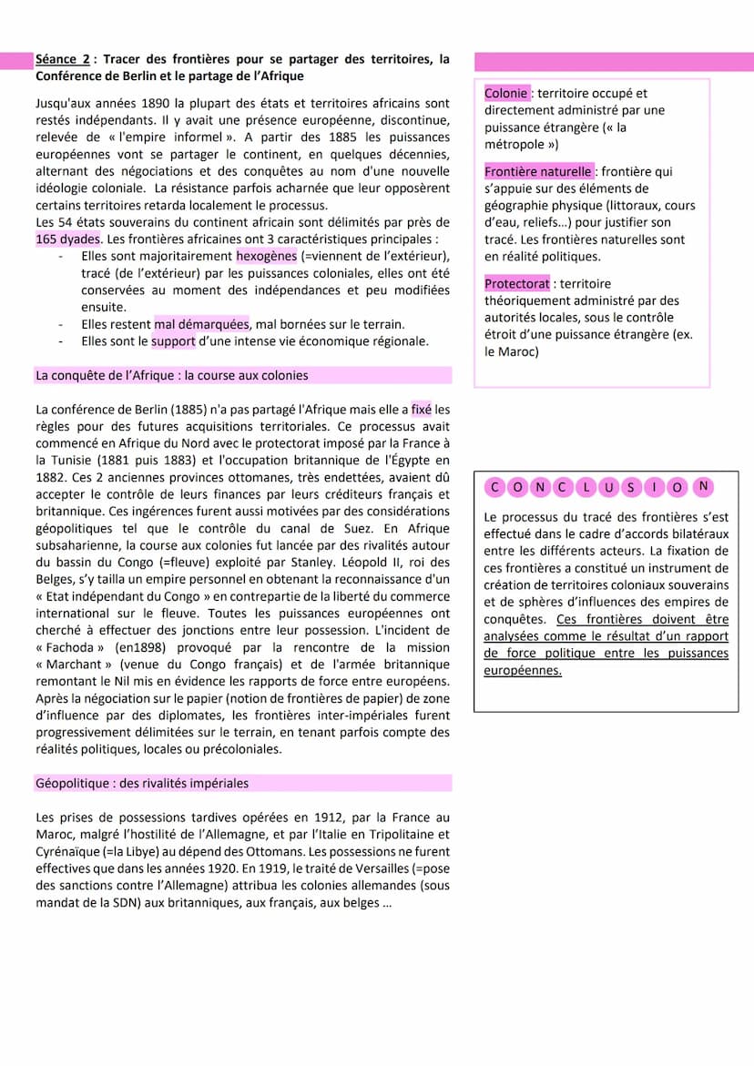 Thème 1 : Etudier les divisions polítiques du monde:
Les frontières
Séance 1: Introduction : Les frontières dans le monde d'aujourd'hui
Fron