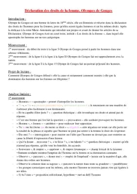 Know déclaration des droits de la femme olympe de gouged thumbnail
