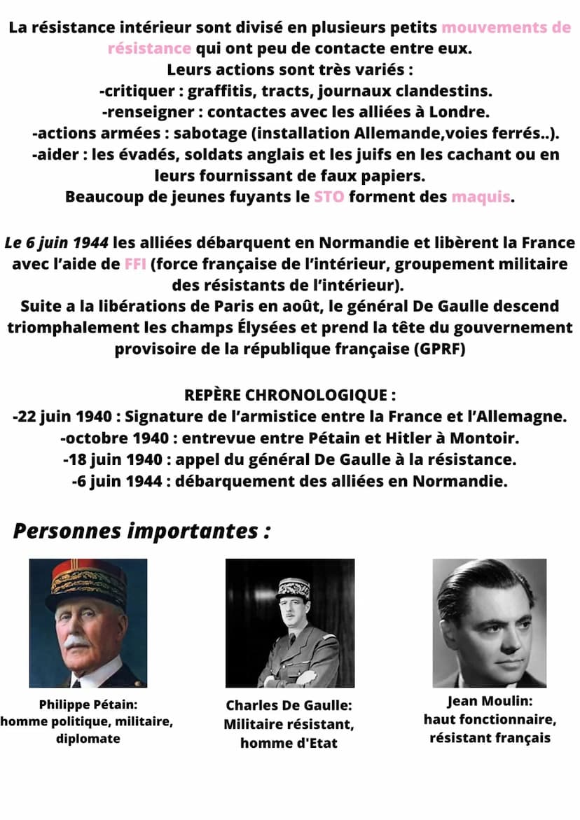 Histoire
Le régime de Vichy
Le 10 juillet 1940, le parlement vote les pleins pouvoirs de Pétain qui va
instaurer un régime autoritaire : Le 