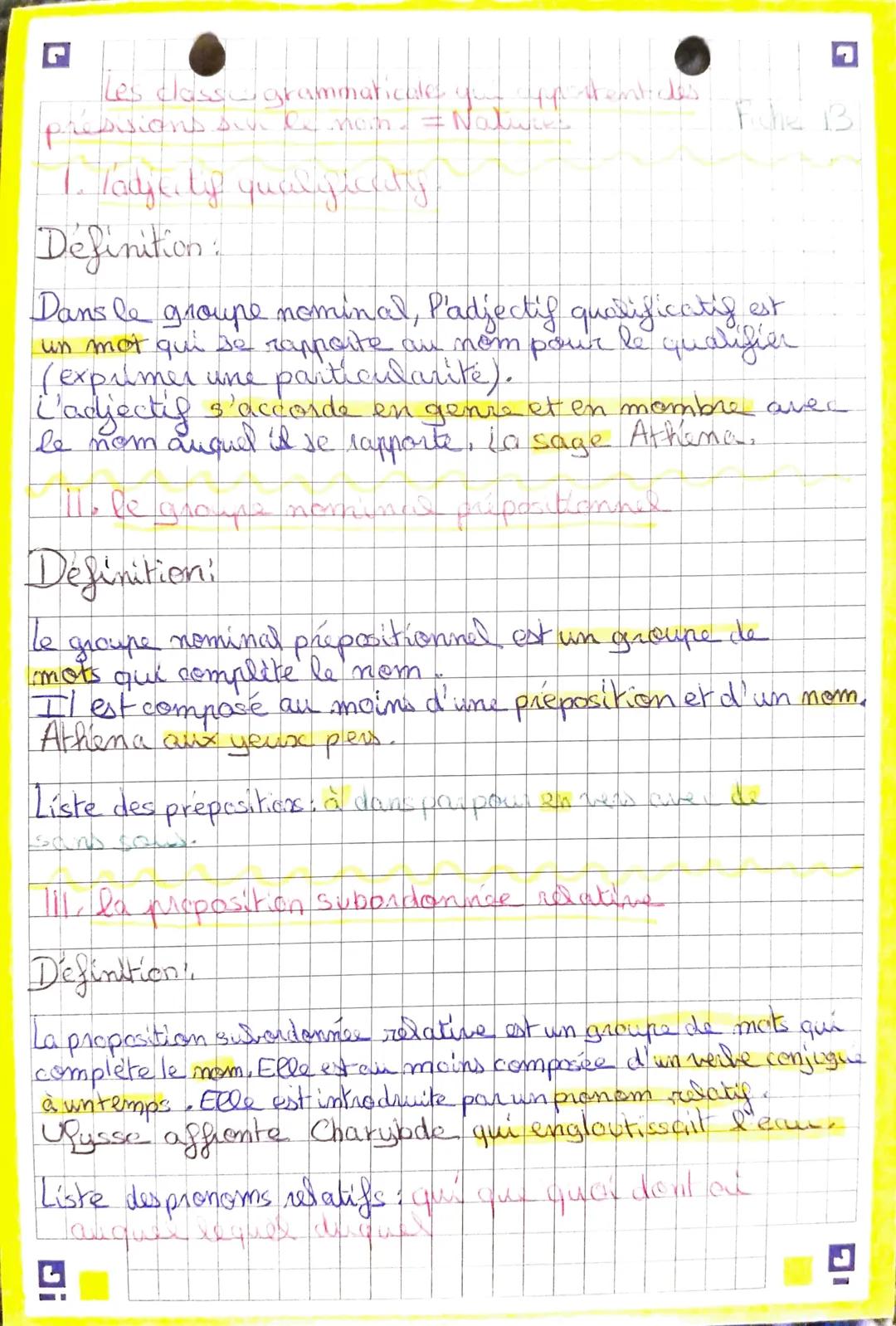 FRANÇAIS
Chemins pouthouver les includes the mets autour du
NOM
[Fiche 11
Imet
↓
r
Un
adjectif
exila (Fecible)
chimère
mom ?
D
pas de verbe
