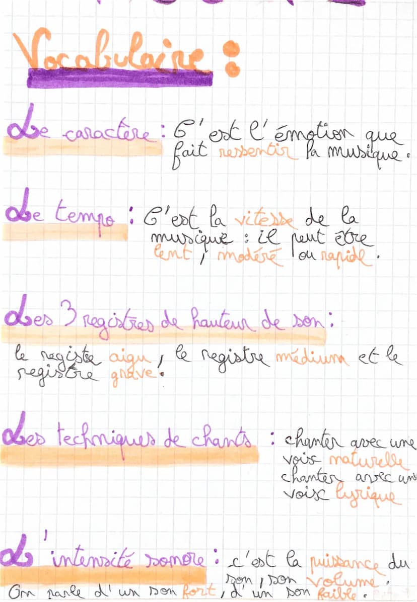 SUITE
de timbre d' un son: C'est sa
sonorite particulière. On parle du
timbre d'une voix, du timbre d'un
instrument de musique
f
do orchestr