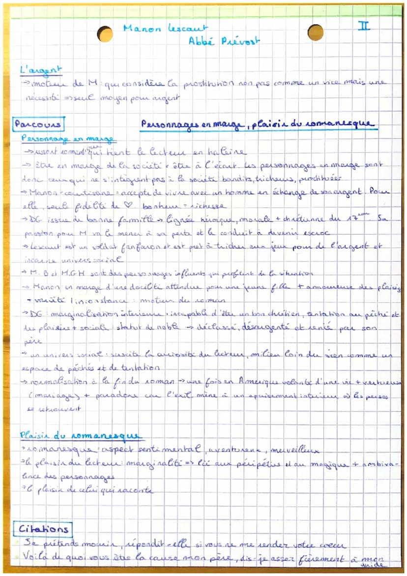 Général
Infos.
Manon Lescaut
Abbé Prévost
H
→Abbé Prévert, 1731 conman narrativize, realisme+ nationalisme + Lumieres
effet de reels w
->sus