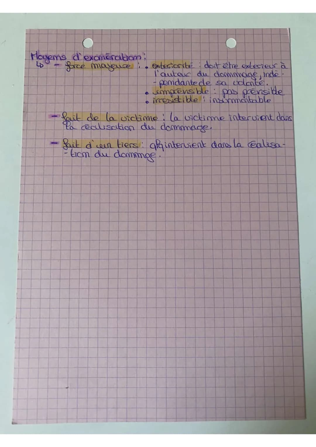 Droit
terminale
Theme 6: qu'est ce qu'être responsable?
Chapitre 4: les régimes de responsabilite
Civile
Conditions de mise em cence de la r
