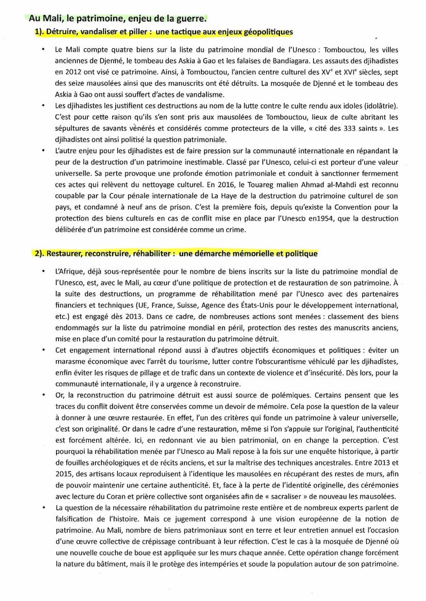 Paris : entre protection et nouvel urbanisme
1). Un aménagement du territoire tourné vers la protection patrimoniale
●
●
●
Du fait de la ric
