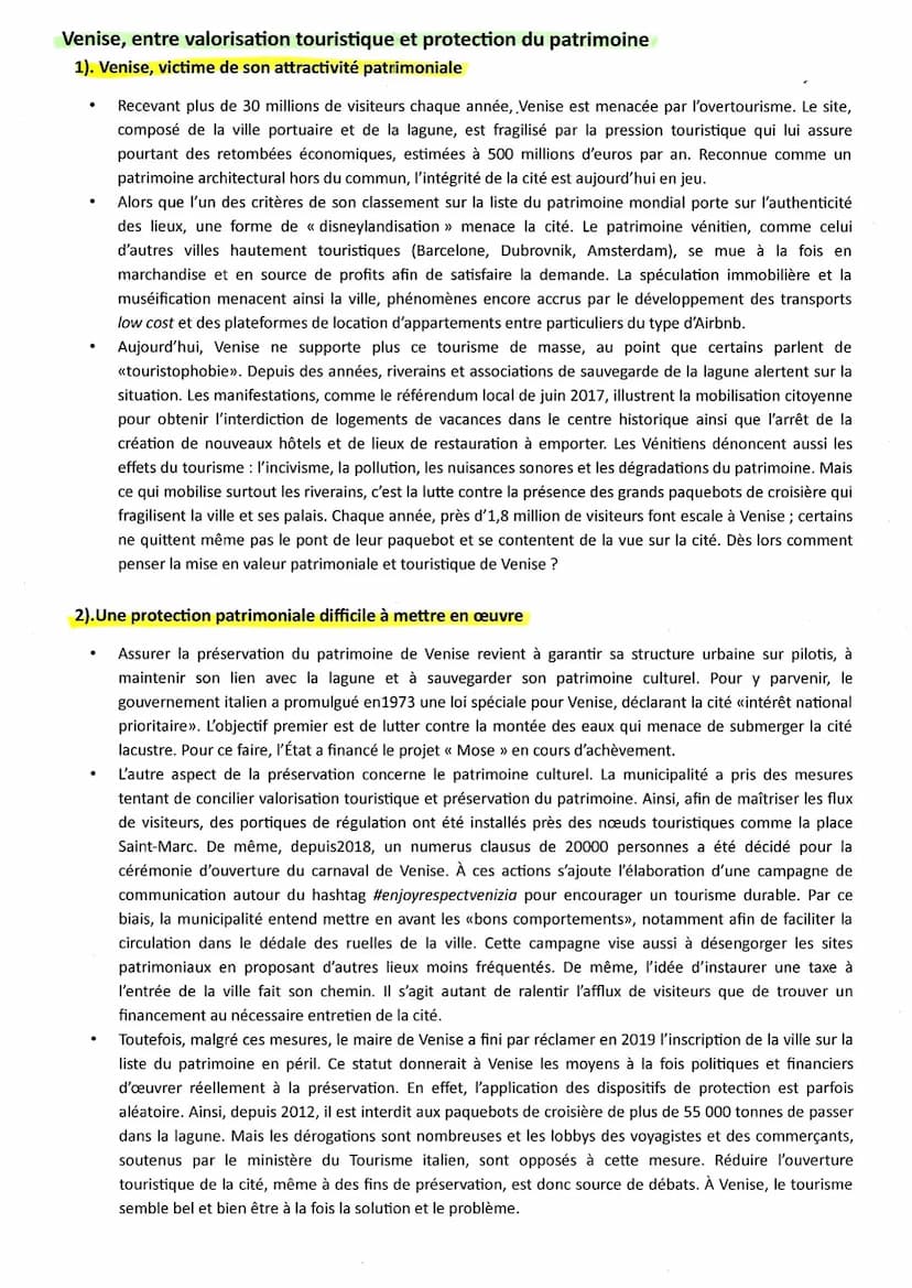 Paris : entre protection et nouvel urbanisme
1). Un aménagement du territoire tourné vers la protection patrimoniale
●
●
●
Du fait de la ric