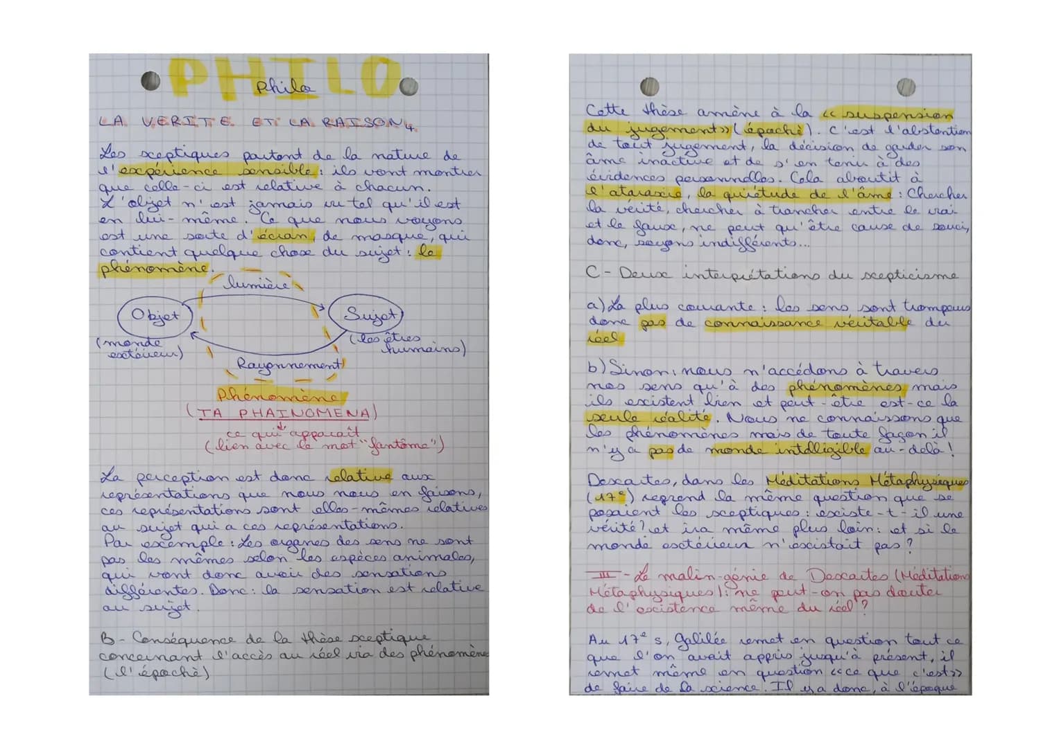 OP Phileo
ET LA RAISON,
LA VERITE
Les êtres humains sont ∙ils capables
de parvenir à connaître la vérité ?
que nous a
Attention: le problème