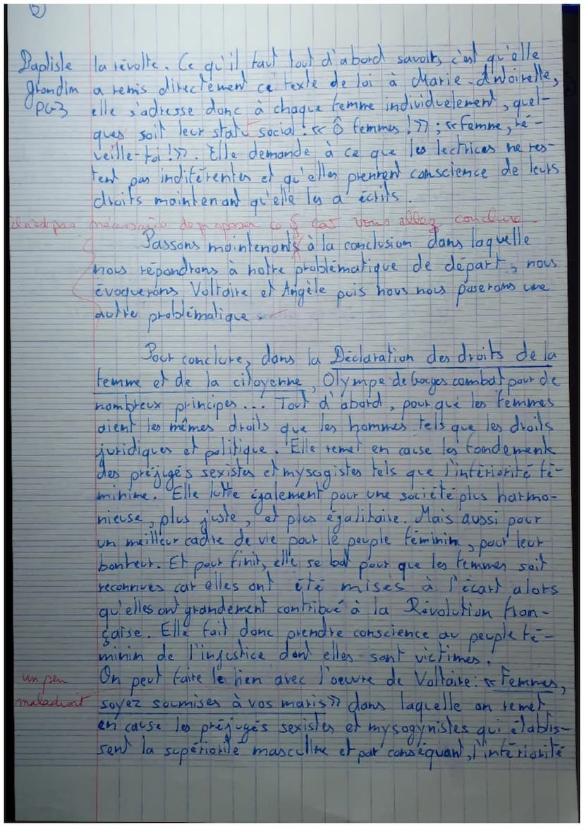 Baptiste
grandin
раз
Mercredi 23 novembre 2022.
Coleoves anticipers de Français
Bac Blanc
Un ensemble satisfaisant la rifles
les exemples bi