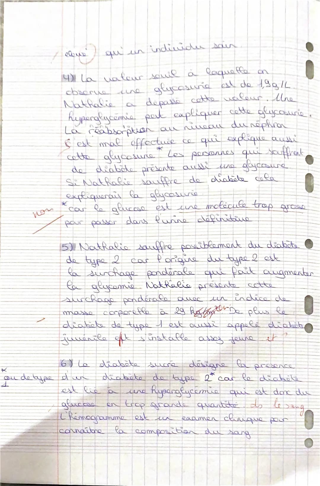 Controle type Bac Biologic
17 Thaihier
1) La polyurie désigne une augmentation
du volume d'urine au-delà de sa walaour
physiologique soit su