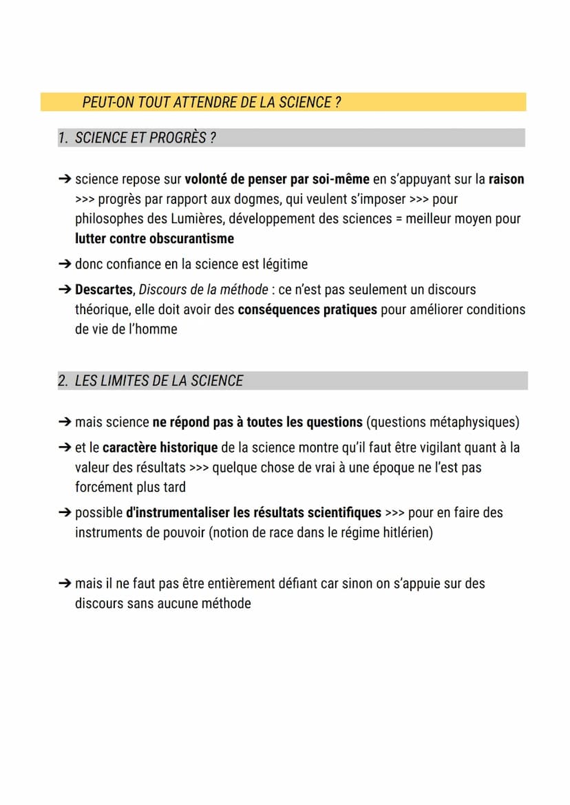 La science
définition science:
1. connaissance qu'un individu possède
2. processus méthodique par lequel un individu cherche à connaître le 