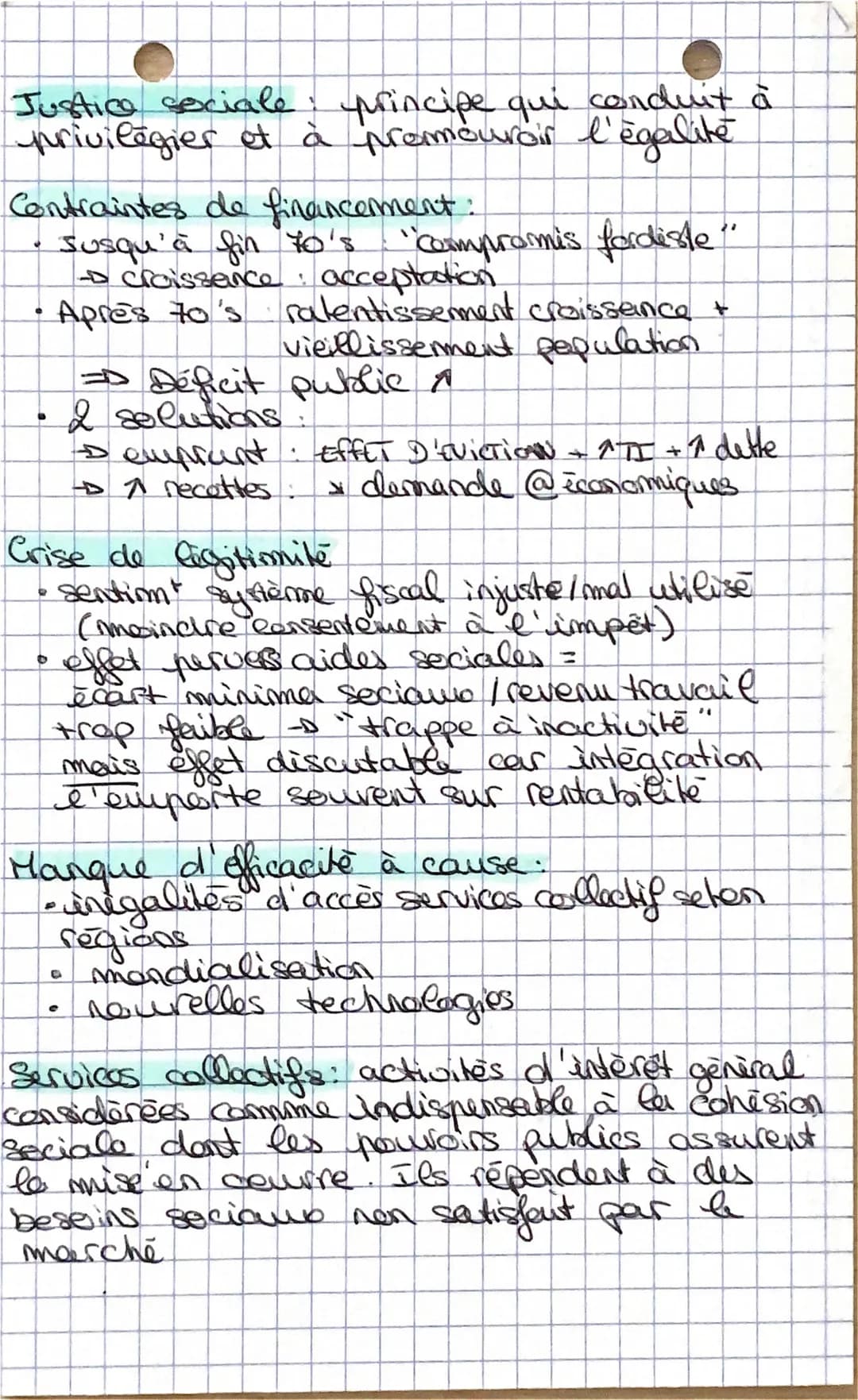 I NEGALITE S
JUSTICE
chapitre 5
COMPLEMENT DU SCHEMA:
Inegalite différence d'accès à des
ressources socialement hierarchisees
Inégalités éco
