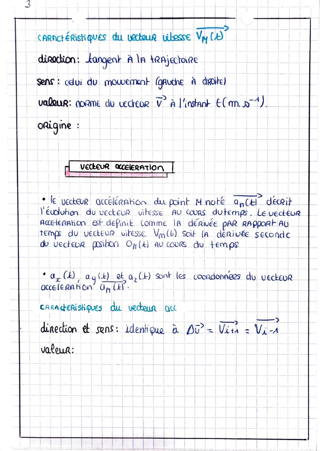 Description d’un mouvement 