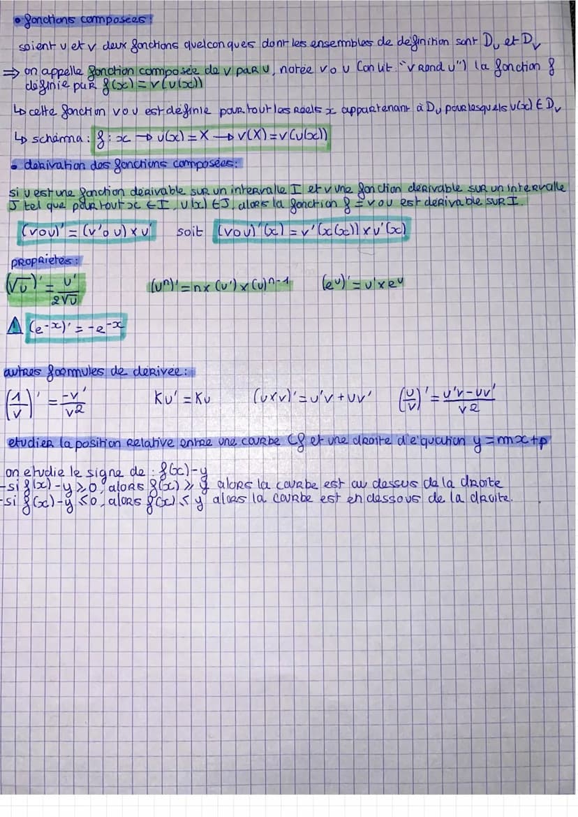 
<p>La dérivation des fonctions est une étape fondamentale en mathématiques. Elle permet notamment de trouver la pente d'une courbe à un poi