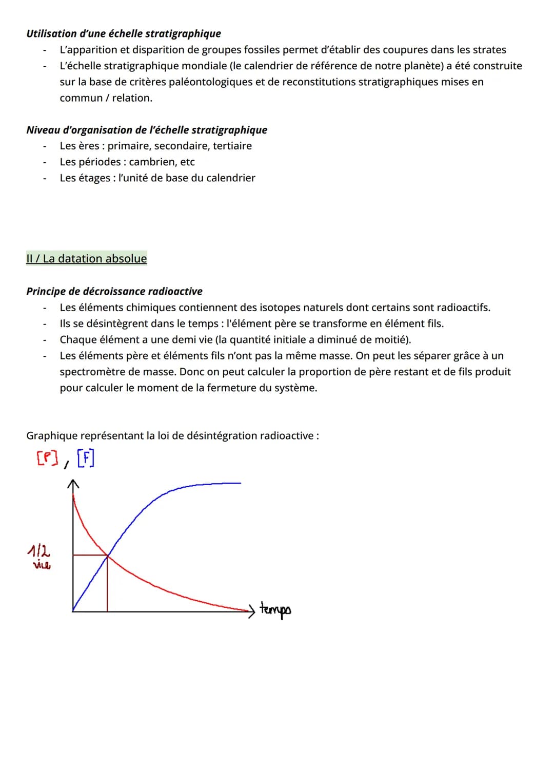 SVT-Fiche révision, Chap 1
CHAPITRE 1 : Le temps et les roches
Introduction
Travail des géologues
dater les roches
dater les événements géol