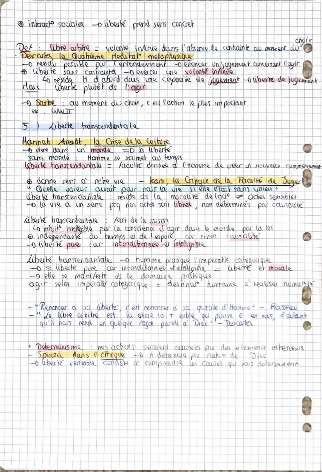 La Liberté
- inhuite intelligible, ne peut pas être démontrée -o faut de la raison.
- Homme Est libre en tant qu'il obéit à la loi morale
li
