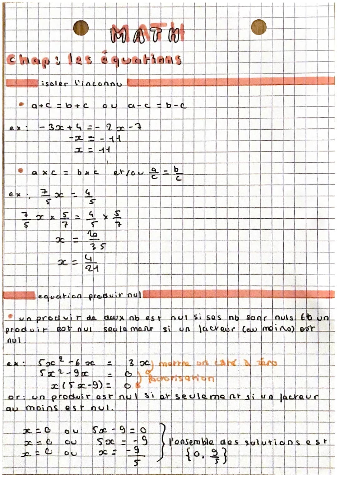 •
exi
ext
yze
7
ex.
isoler l'inconnu
a+c = b + c OU
axc=
- 3x + 4 = = 2x-7
11
21
x = 11
7
مام
• MATH
S
g
1!
x=0
244
bxc
7
x=
५
و مار ماری
CU